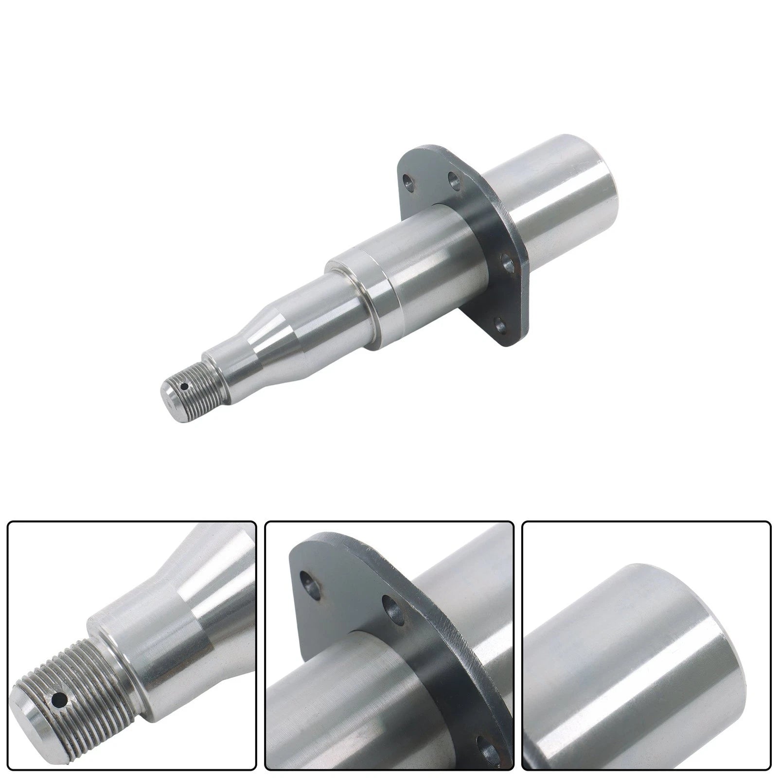 Circular Trailer Axle Spindle for 7000lbs (2011) with Brake Flange & Fasteners