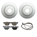 Hella Rear Rotor & Akebono Euro Ceramic Disc Brake Pad Kit for BMW 335i (2007–2013)