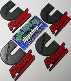 Set of 4 Cummins Emblem Decals for Kenworth, Peterbilt, Volvo, Ford