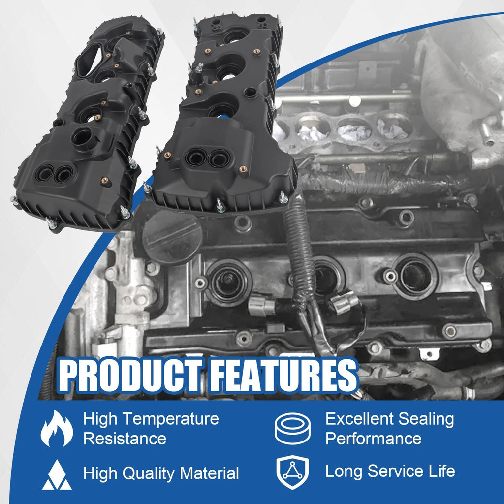 2 Valve Covers Set for Ford F-150 (2013–2016) & Expedition (2015–2017) 3.5L Turbo