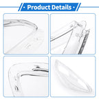 1 Pcs Headlight Lens Cover for Hyundai Tucson (2015–2018) PC Clear