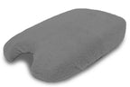 Fleece Console Lid Armrest Cover for Honda Accord (2008–2012) Crosstour (2010–2015) Gray