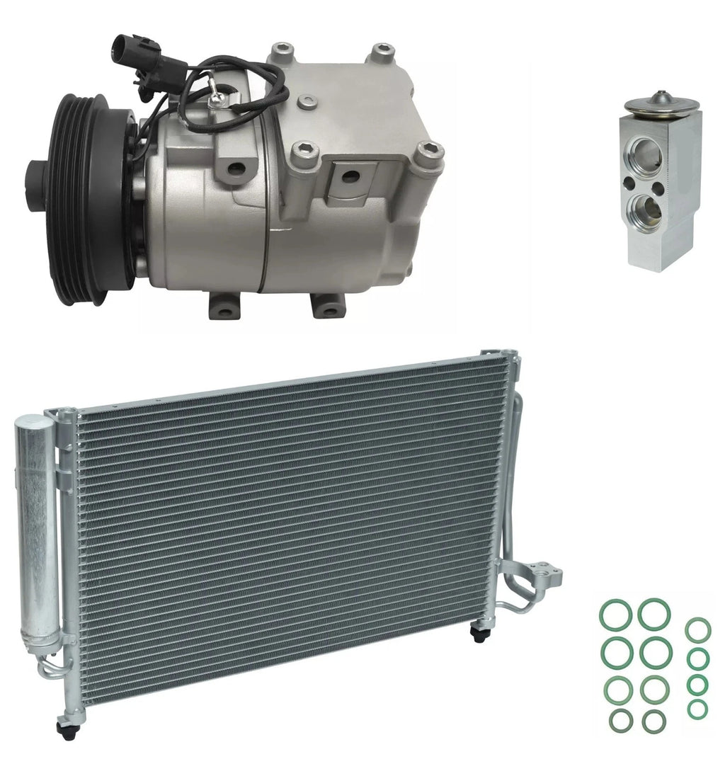 A C Compressor Kit With Condenser for Kia Rio 1.6L (2003–2005)