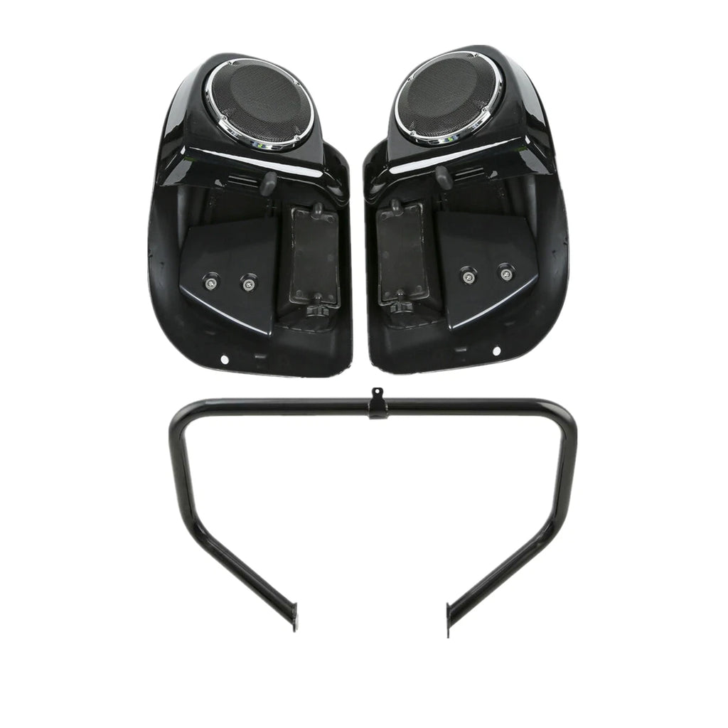 Lower Vented Leg 6.5" Speaker Engine Bar for Harley Street Road Glide (2014–2023)