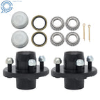 Set of 2 Trailer Hubs for 2000 lb Spindle (1.0625")