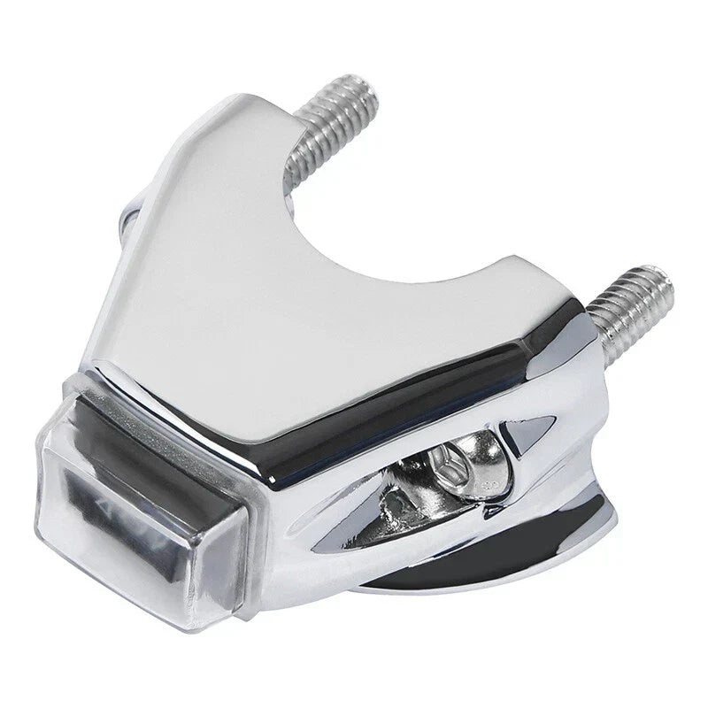 Chrome Clutch Bracket Switch ON/OFF Button for Harley Touring Sportster Dyna