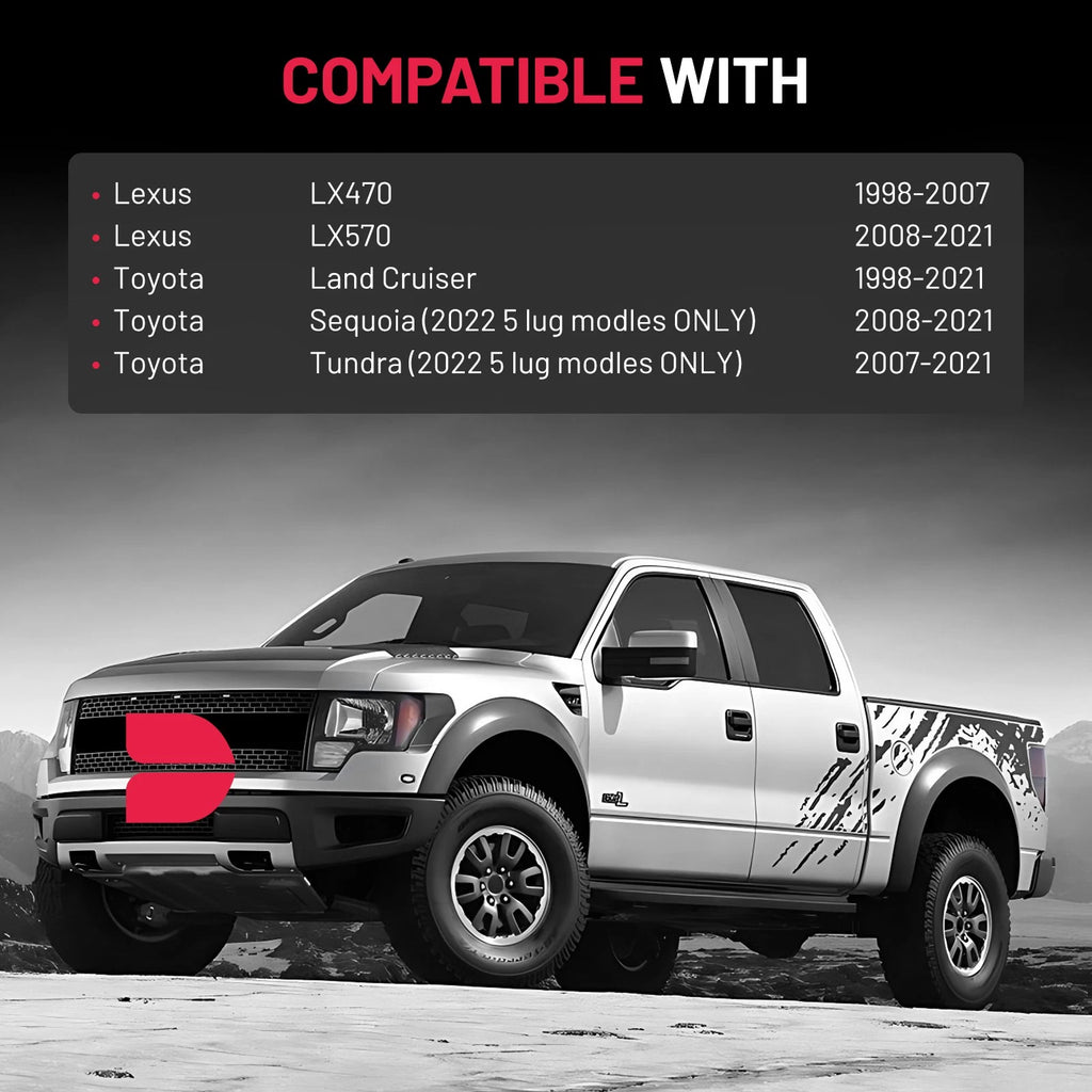 2" Hubcentric Wheel Spacers for Toyota Land Cruiser (1998-2021)