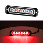 6 LED Side Marker Light for Trucks Cars Boats (12V 24V)