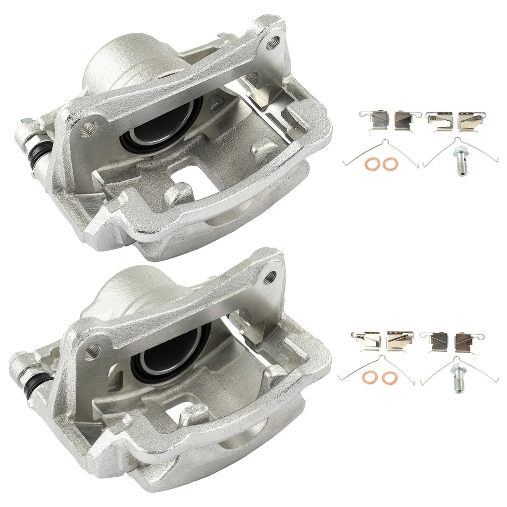 Set of 2 Front Brake Calipers for Geo Prizm, Toyota Corolla