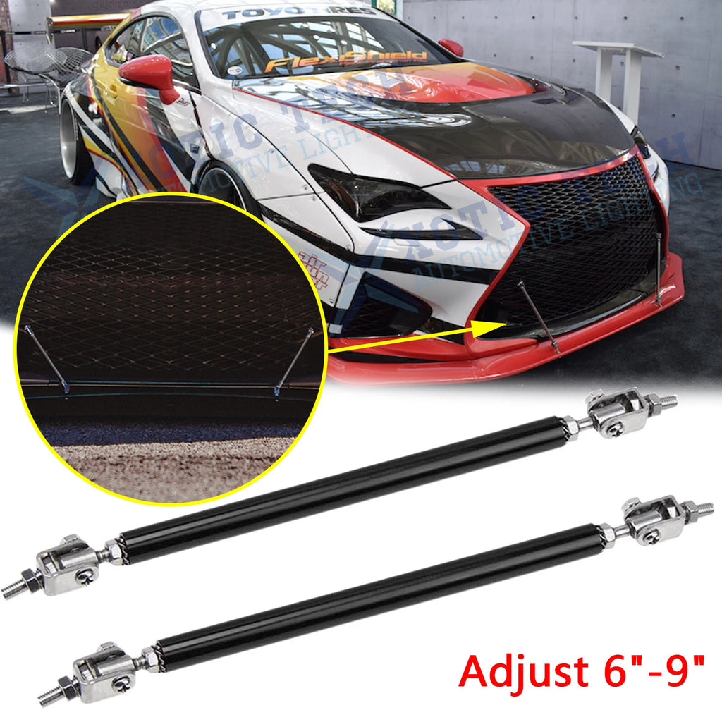 Adjustable 6-9" Strut Rod Front Bumper Lip for Lexus IS (2014–2020)