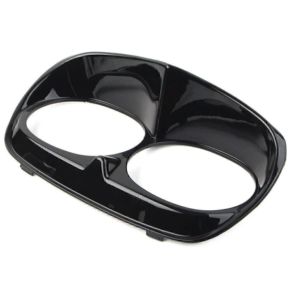 Black Headlight Bezel Scowl Outer Fairing for Harley Road Glide (1998-2013)