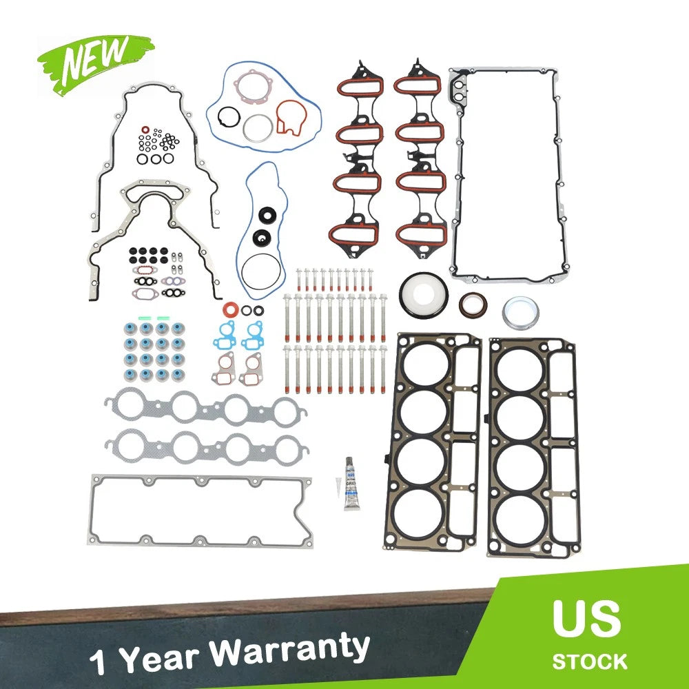 Full Gasket Set & Head Bolts for Chevy Silverado Tahoe GMC Sierra Yukon (2000–2006)