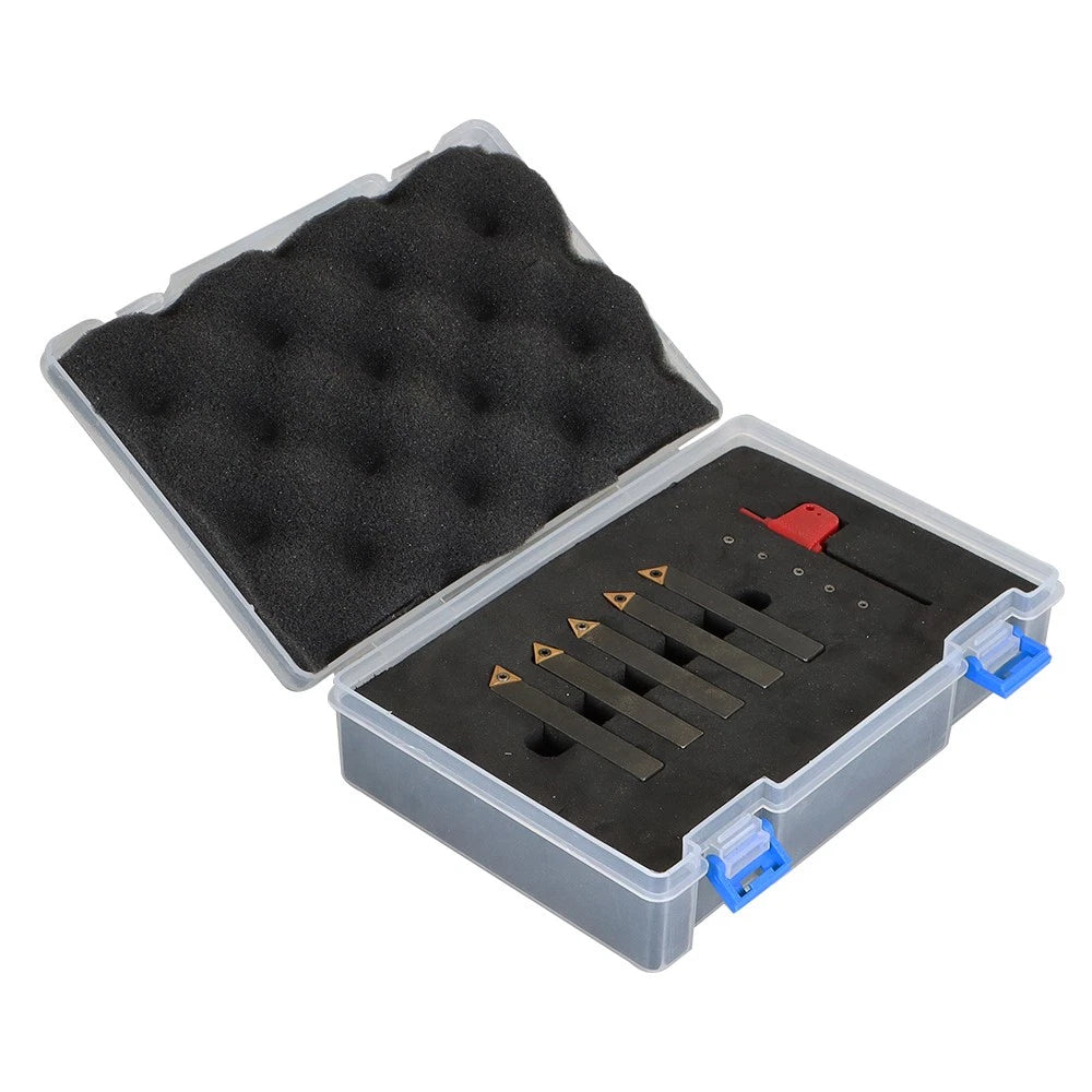 5Pcs 3/8" Indexable Carbide Turning Inserts for Machining Lathes