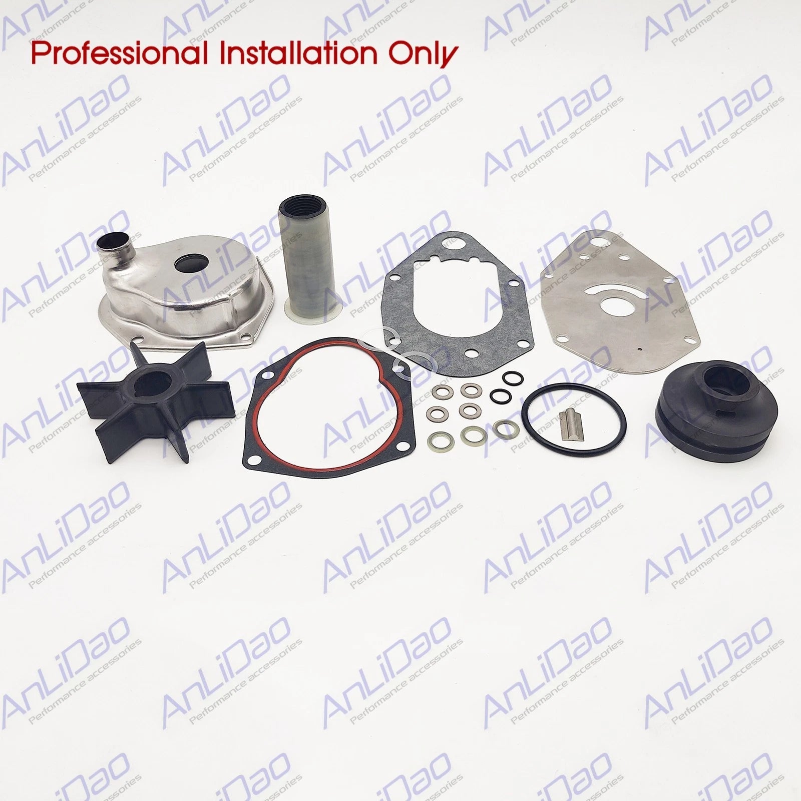 Water Pump Impeller Housing Kit for Mercury 40HP-60HP (1991–Present) 46-812966A12
