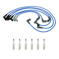NGK Wire Set & 6 Laser Iridium Spark Plugs for Mazda B3000 (1994–2006)