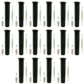 Set of 16 Platinum Spark Plugs & NGK Coil Boots for RAM 2500 3500 (2003–2023)