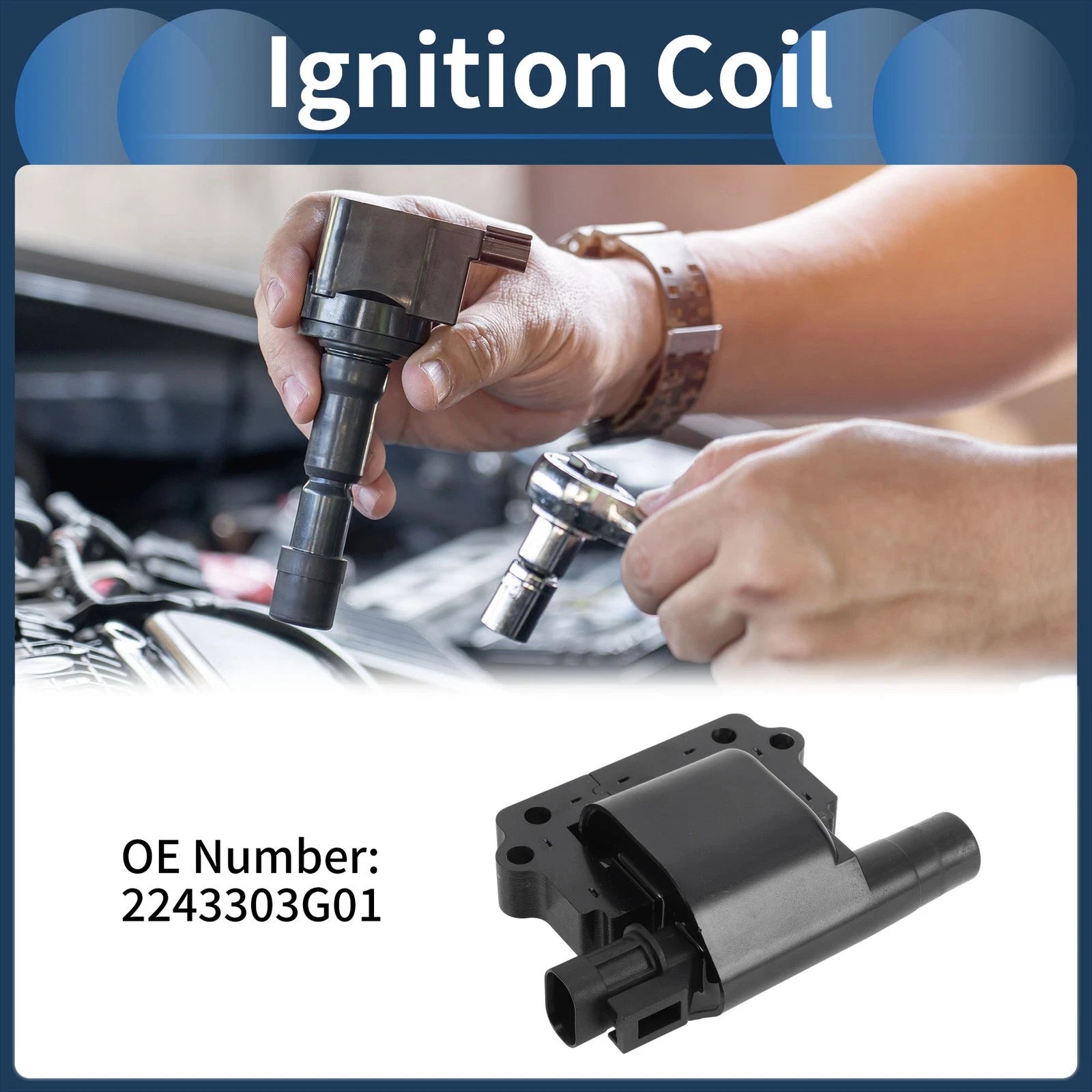 Ignition Coil Pack No. 2243303G01 for Nissan Pathfinder (1986–1995)