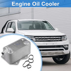 Engine Oil Cooler with Seals for Volkswagen Passat (2006–2010) No. 06D117021C