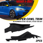 Set of 2 Wiper Cowl Trim End Caps for Honda Civic (2022–2025)