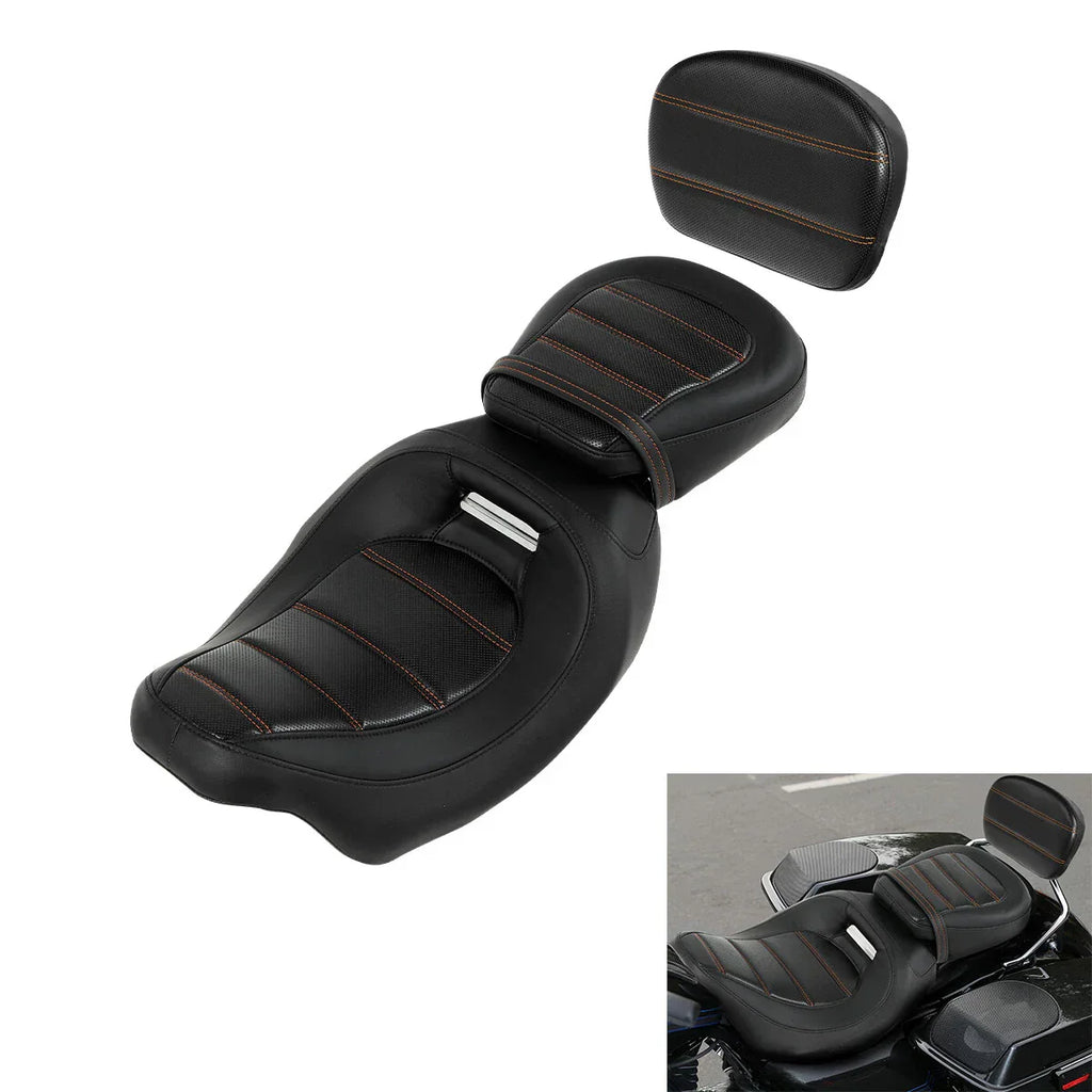 Seat & Backrest Pad for Harley CVO Street Glide (2009-2023)
