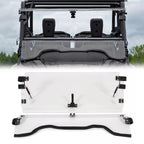Clear Flip Front Windshield + Black Hard Top Roof for Honda Pioneer 700 (2014–2025)