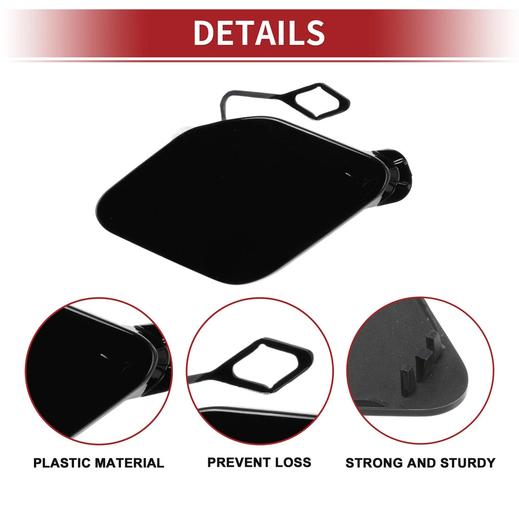 Front Tow Hook Cover for BMW 320i (2016–2018) No. 51117396837 Black