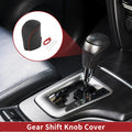1 Pc Gear Shift Knob Cover for Honda HR-V (2023–2024) Black Red Faux Leather