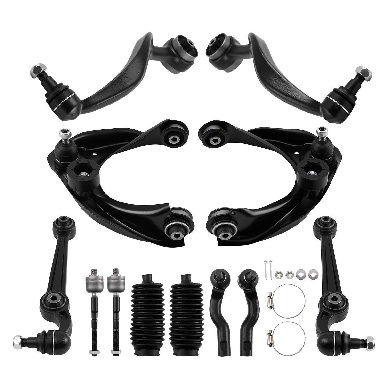 Front Lower Control Arms Ball Joints Sway Bars for Lincoln MKZ (2011–2012)