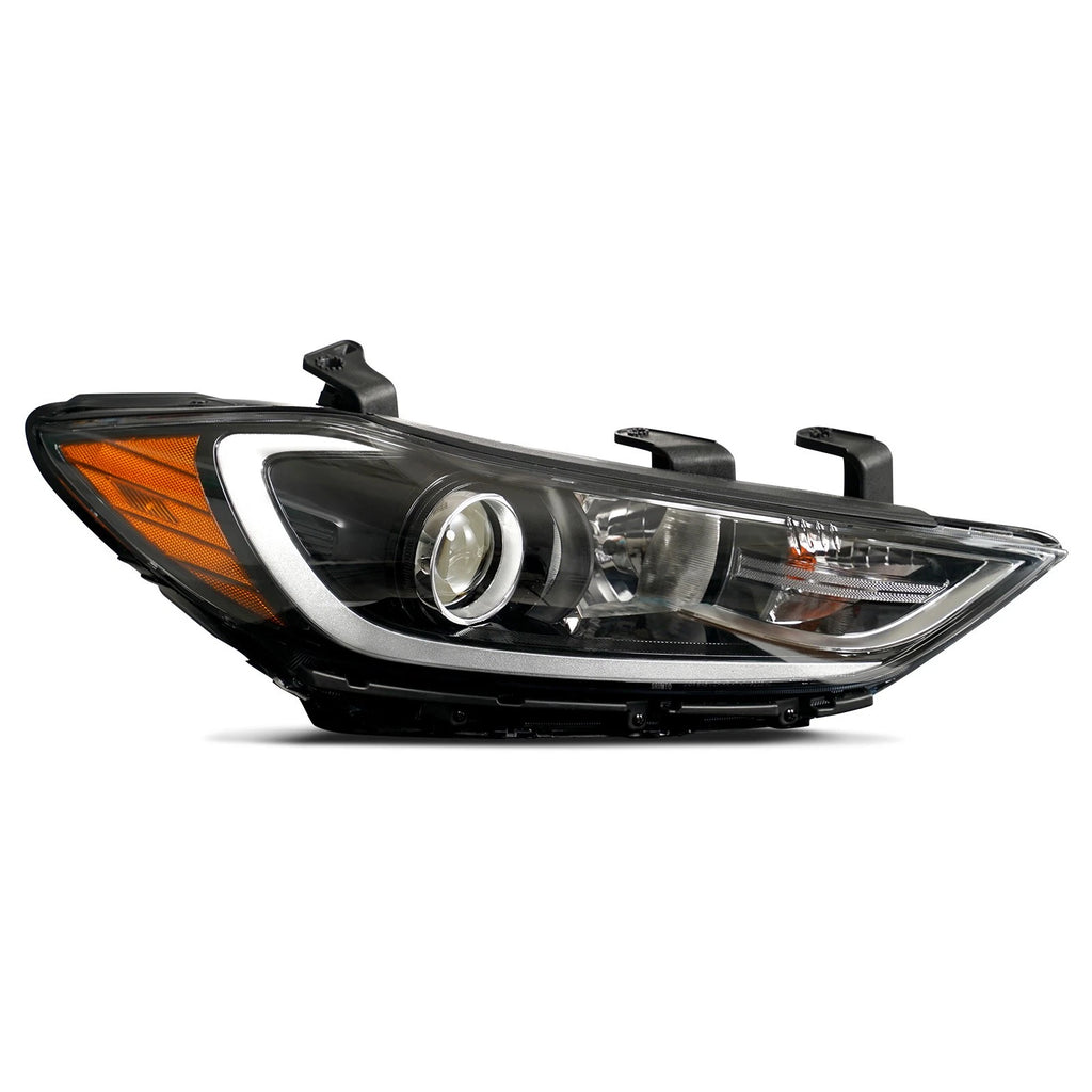 Halogen Headlight for Hyundai Elantra (2017–2018) Right w/o LED DRL