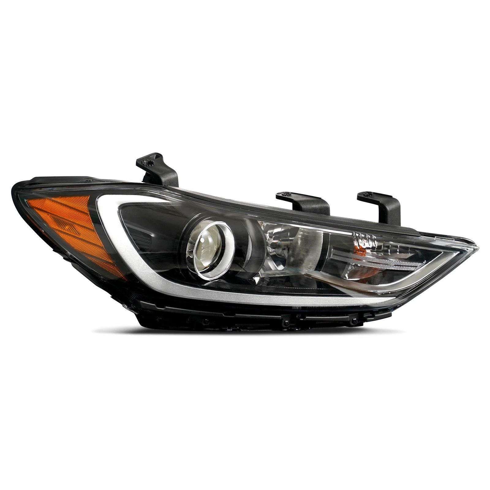 Halogen Headlight for Hyundai Elantra (2017–2018) Right w/o LED DRL