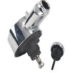Chrome Power Steering Pump with Bracket & 2 Groove Pulley for Chevy SBC 350/400 (1969–1986)