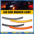 Set of 4 LED Front Rear Side Marker Lights for Chevy Corvette C7 (2014–2019)