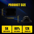 2X LED Turn Signal Lights for Jeep Wrangler YJ (1987â1995) Black