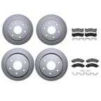 Front Rear Brake Kit Rotors & TRW Pro Ceramic Pads for Cadillac Chevrolet GMC (V8)