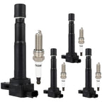 Set of 4 Ignition Coils & Spark Plugs for Acura TSX (2009–2014)