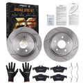 Rear Solid Brake Rotors & Ceramic Pads for Ford Transit Connect (2014–2018) S-54193