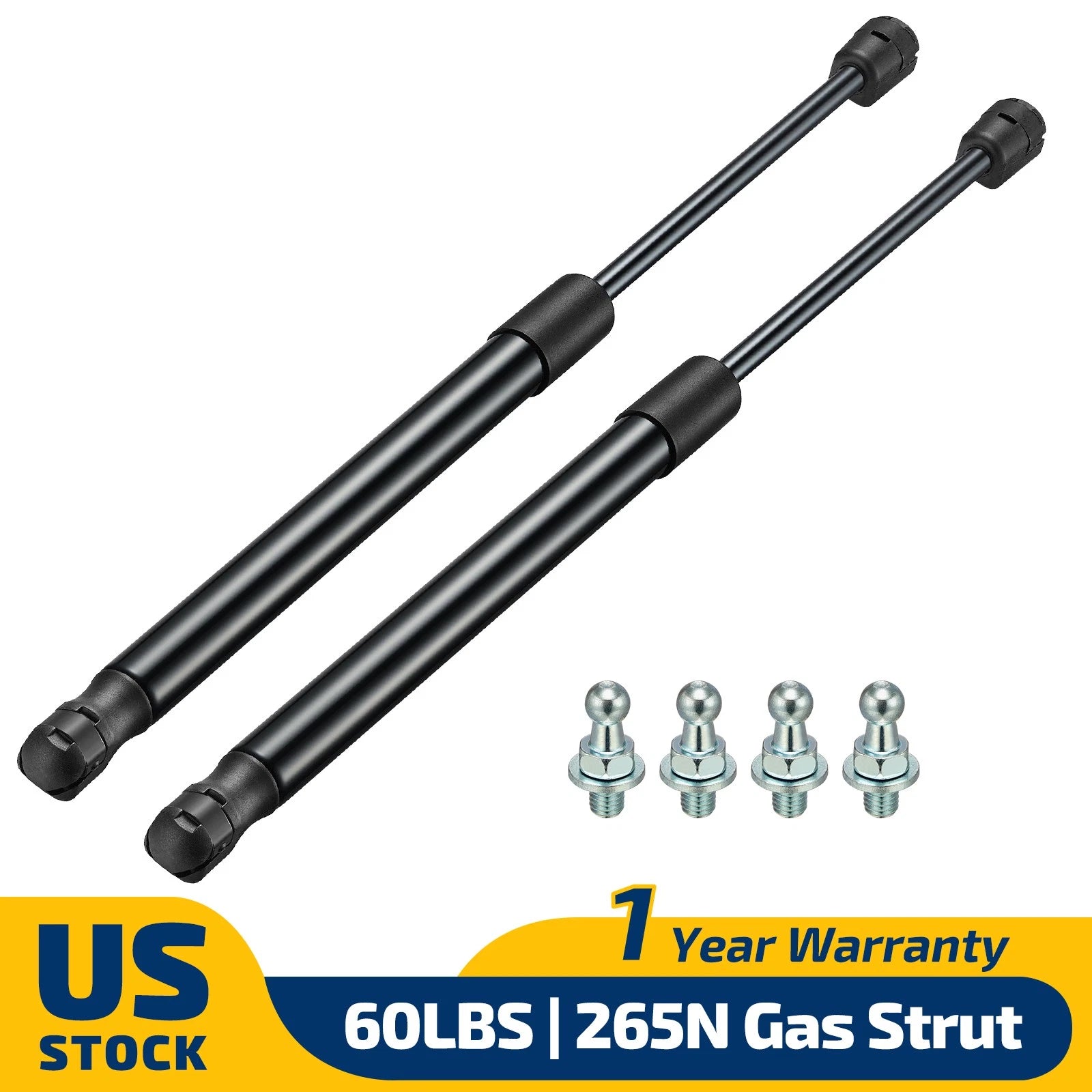 Set of 2 Gas Struts for Ford Ranger (2019–2023) C16-15066