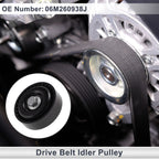 Drive Belt Idler Pulley for Audi A4 (2016–2025) No. 06M260938J Plastic