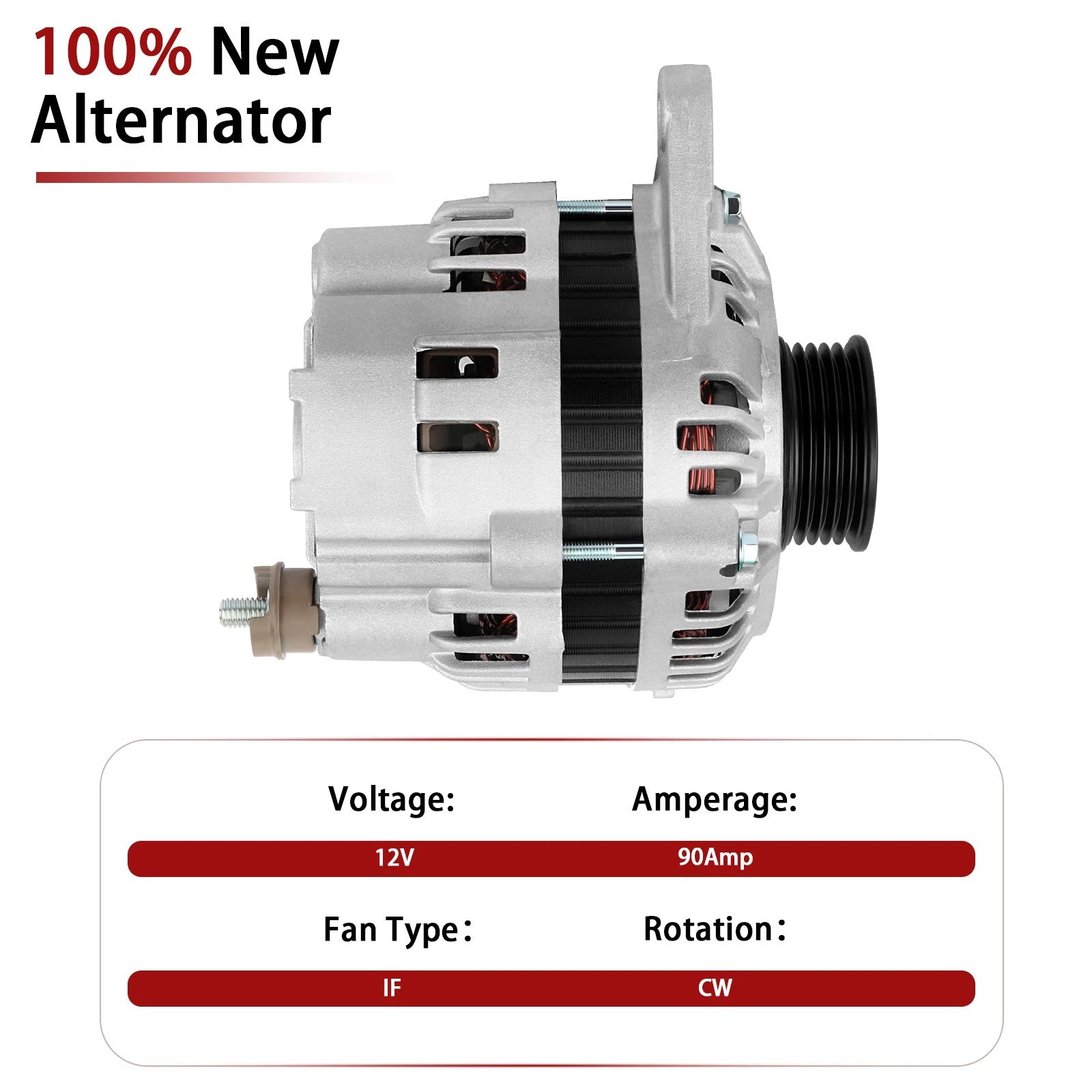 Alternator for Mitsubishi Eclipse 2000-2005, Mirage 2000-2002