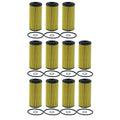 Set of 11 Engine Oil Filters for Wix (Cartridge Lube Metal Free)