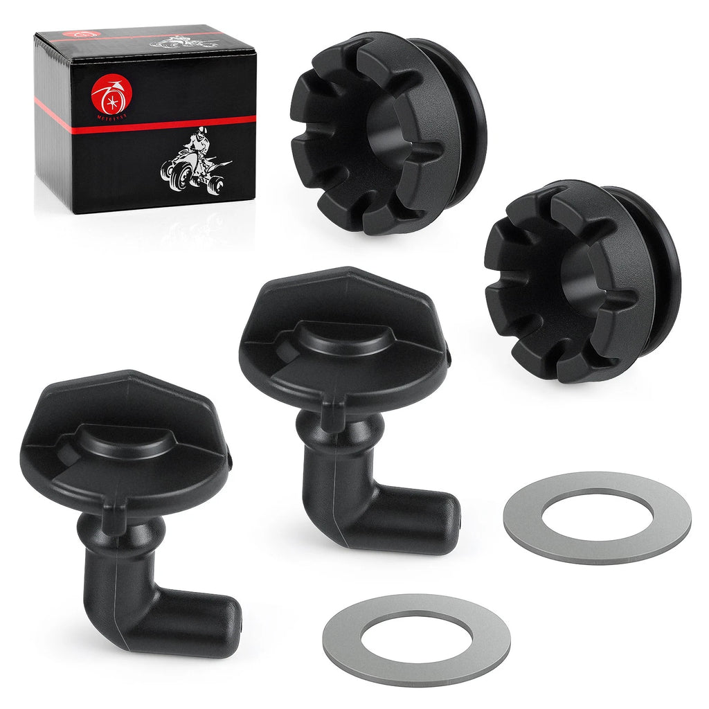 2X Hood Latch Toggles + Grommets Washer Kit for Polaris RZR 570 (2012–2022)