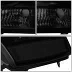 2X Tinted/Clear Signal Headlights for Chevy Tahoe Suburban (2007–2014)
