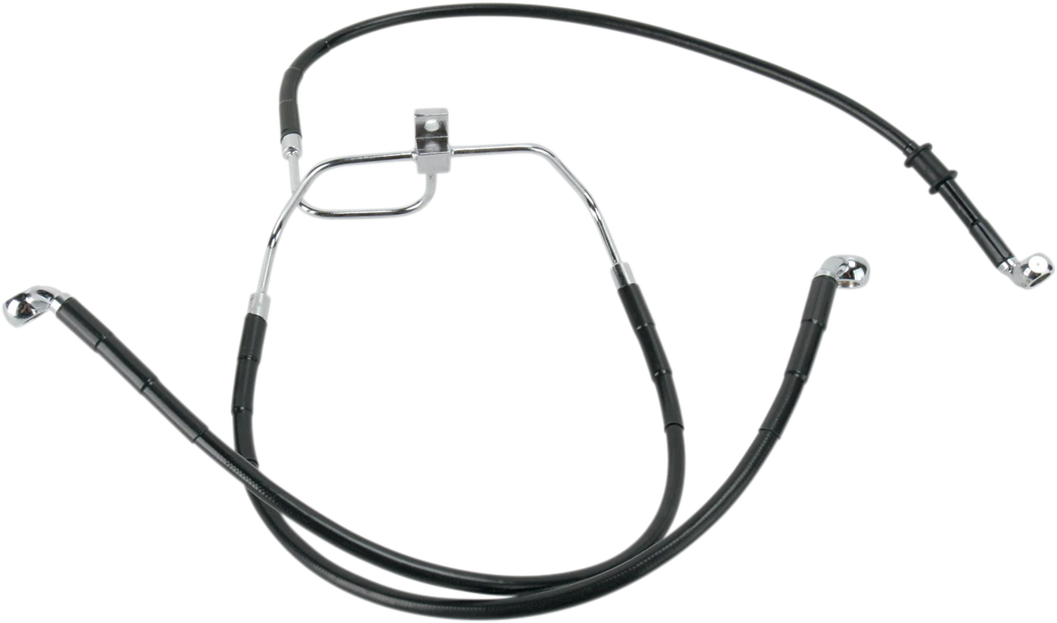 Front Brake Line for Harley-Davidson FXDF (2008–2017) +10" Black 660325-10BLK