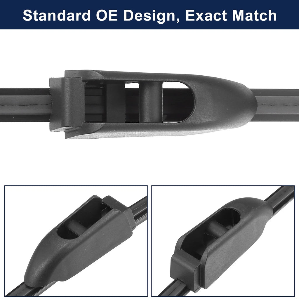 2X Rear Windshield Wiper Blade for Hyundai Elantra (2012–2017)