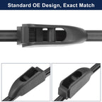 2X Rear Windshield Wiper Blade for Hyundai Elantra (2012–2017)