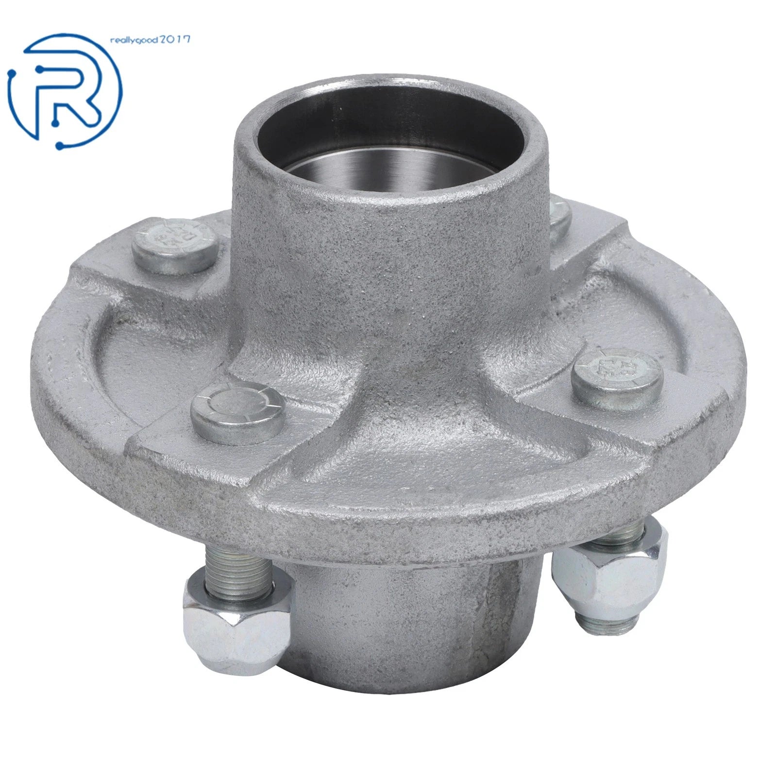 Set of 4 Bolt Trailer Hub Bearing Kit for 2000 lbs Axles (1" Spindle)