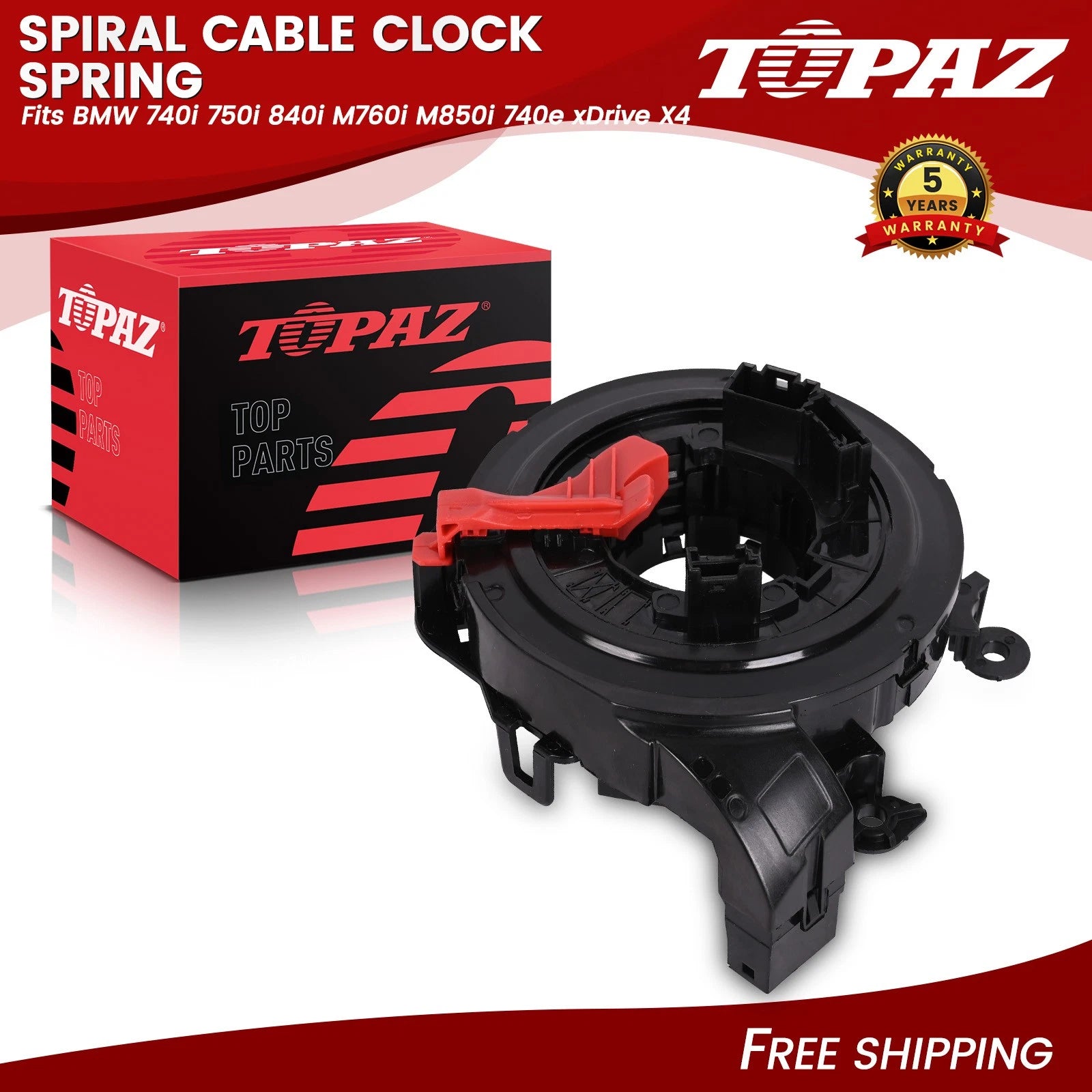 Clock Spring for BMW 740i 750i 840i M760i M850i 740e xDrive (2016–2023)
