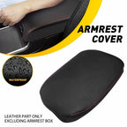 Armrest Cover for Toyota Tacoma (2016–2023) - Red Stitch