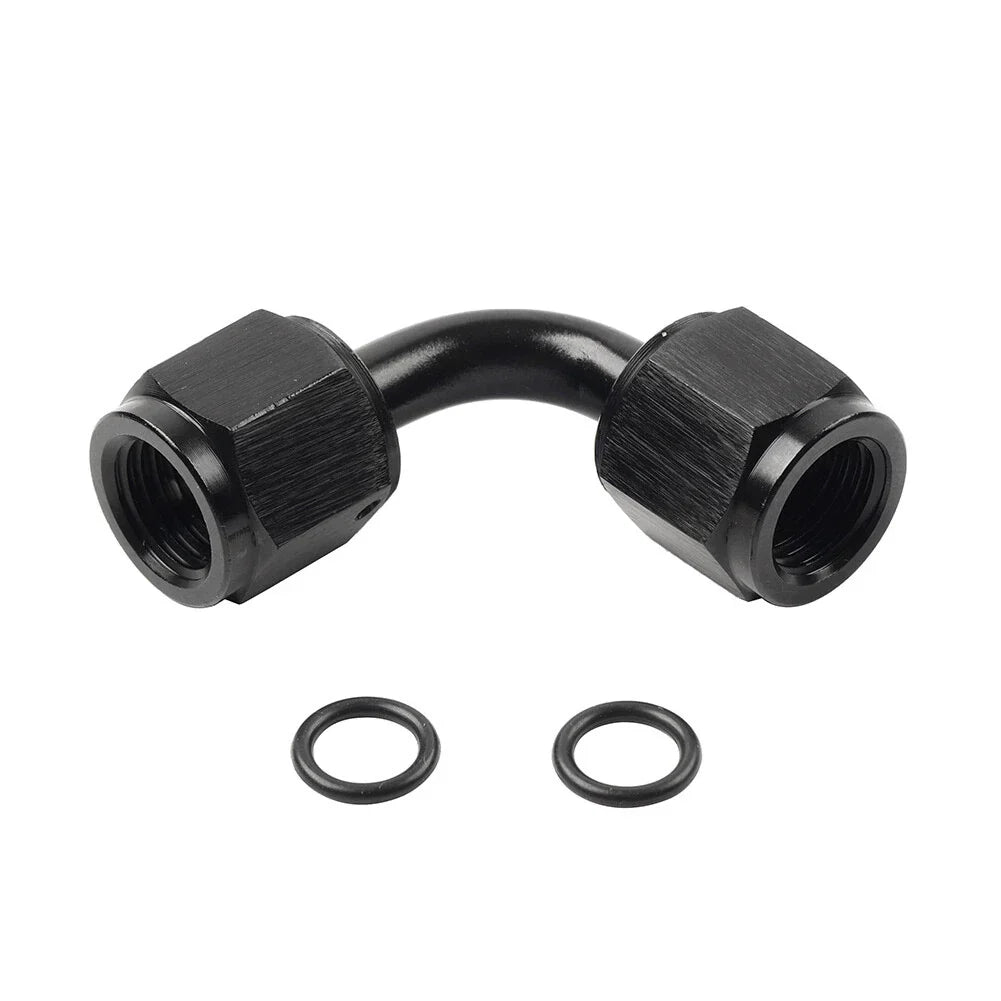 4AN Female to Female 90�� Swivel Coupler Fitting Adapter Connector