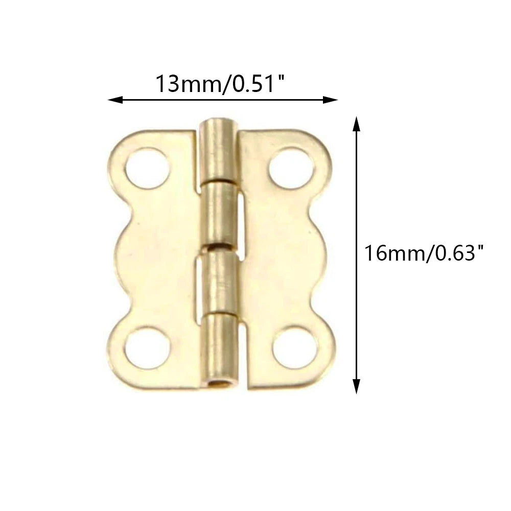 20pcs Mini Hinge for Dollhouse Jewelry Chest (16x13mm)